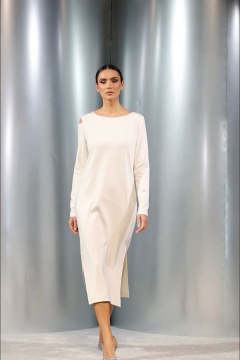 Платье Erika 7375-2 бежевый - фото 1