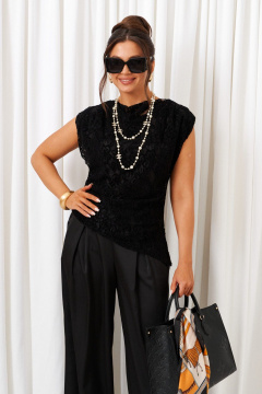 Блуза, брюки Beautiful&Free 6432 черный - фото 3