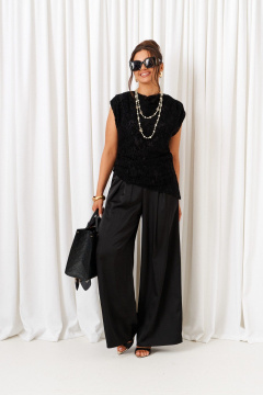 Блуза, брюки Beautiful&Free 6432 черный - фото 1