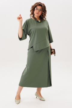 Блуза, кюлоты Anelli 1793.2 зеленый-холм - фото 2