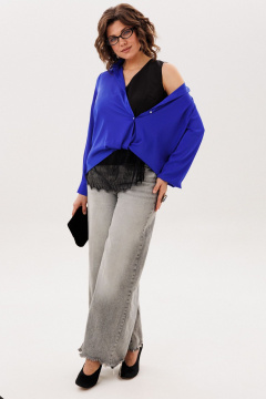 Блуза Anelli 1663 ослепительно-синий - фото 3