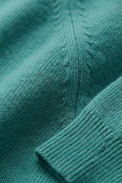 Демисезонный зеленый свитер реглан с двойной стойкой Полесье С3316-15 5С1754-Д43 158,164 испанский - фото 4