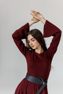 Платье JoEmber 29 бордо - фото 3