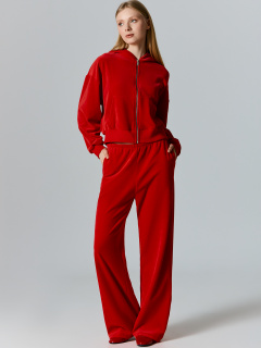 Толстовка Mark Formelle 172063/25-39744П-3-3 красный_печать_1сл_аппликация_из_страз_спинка - фото 3