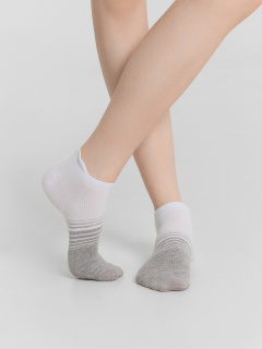 Носки Mark Formelle 309C-3144/25309C белый_серый_меланж_рис.3144 - фото 1
