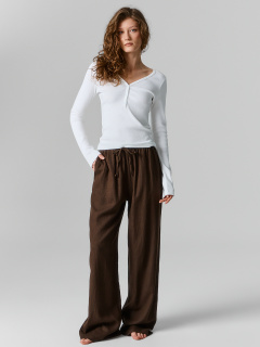 Брюки Mark Formelle 532431/25-38263Ц-9 т.коричневый - фото 1