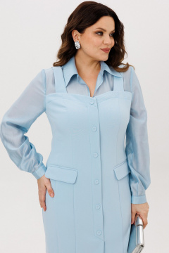 Платье ANIDEN 715-3 голубой - фото 4