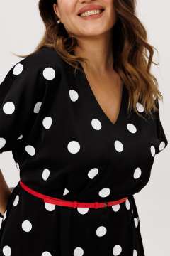 Платье ANIDEN 721-4 черно-белый - фото 5