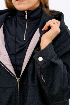 Бомбер FAMA 24121 графит - фото 3