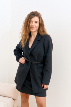 Жакет FAMA 24122 графит - фото 3