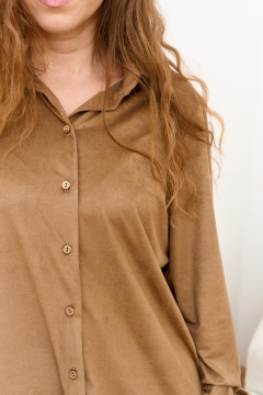 Брюки, рубашка FAMA 24126 коричневый - фото 5