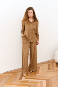 Брюки, рубашка FAMA 24126 коричневый - фото 1