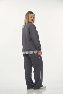 Брюки, джемпер OVERYOU М239 графит - фото 5