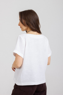 Блуза Mirolia 1277 белый - фото 4