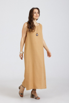 Платье Mirolia 1281 горчичный - фото 4