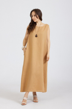 Платье Mirolia 1281 горчичный - фото 1