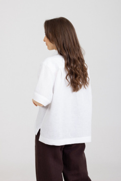 Блуза Mirolia 1283 белый - фото 5