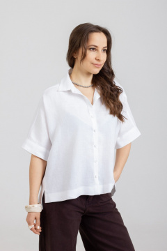 Блуза Mirolia 1283 белый - фото 3