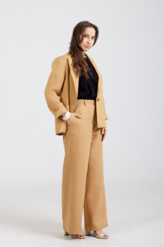 Брюки, жакет Mirolia 1291+1287 горчица - фото 3