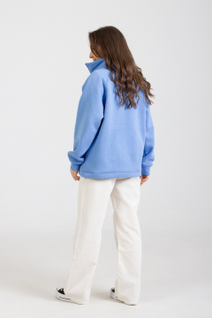 Блуза Mirolia 1295 голубой - фото 5