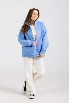 Блуза Mirolia 1295 голубой - фото 3