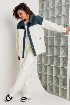 Бомбер BegiModa 2018 молочный - фото 4