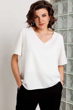 Блуза BegiModa 4166 белый - фото 2