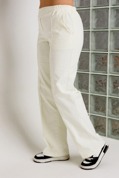 Брюки BegiModa 6081 молочный - фото 5