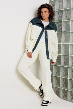 Брюки BegiModa 6081 молочный - фото 1