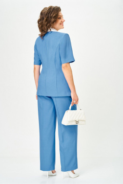 Брюки, жакет Орхидея 1669 голубой - фото 2