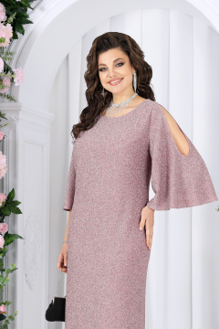Платье Ninele 6083 пудра - фото 5