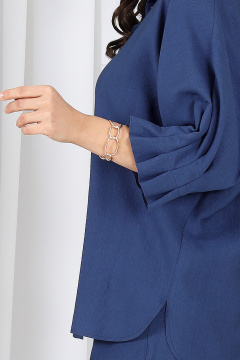 Блуза, брюки Ninele 6102 синий - фото 5