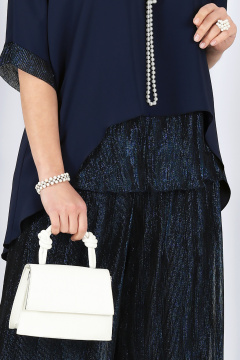 Блуза, брюки Ninele 6104 синий - фото 5