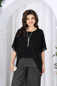 Блуза, брюки Ninele 6104 черный - фото 2