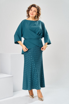 Блуза, юбка Romanovich Style 2-2903 морская_волна - фото 4