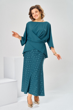 Блуза, юбка Romanovich Style 2-2903 морская_волна - фото 1