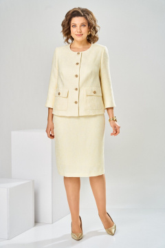 Жакет, юбка Romanovich Style 2-2449 молочный - фото 2
