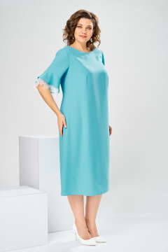 Платье Romanovich Style 1-2910 бирюза - фото 4