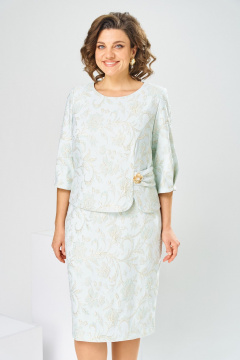 Платье Romanovich Style 1-2537 светло-голубой - фото 5