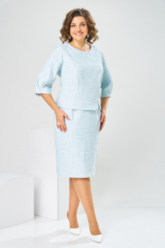 Платье Romanovich Style 1-2537 голубой-1 - фото 1