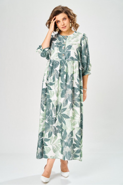 Платье AXXA 55234 оливковый - фото 3