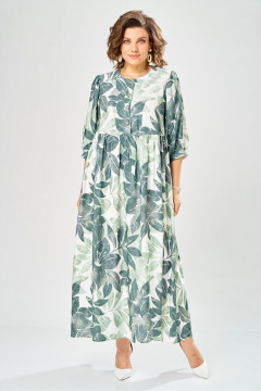 Платье AXXA 55234 оливковый - фото 1