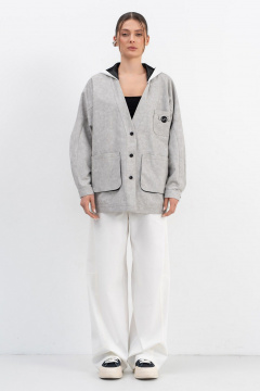 Куртка Luna М-273 серый - фото 2