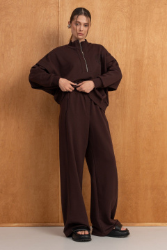 Брюки, джемпер Luna М-279 шоколадный - фото 2