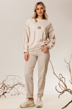 Джемпер Faufilure С1790 бежевый - фото 1