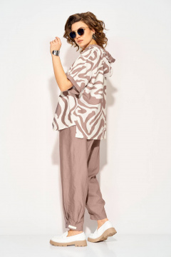 Брюки, туника Liliana 1438Л капучино - фото 3