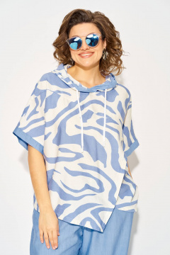 Брюки, туника Liliana 1438Л голубой - фото 3