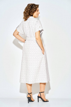 Платье Liliana 1521 молоко_горох - фото 2