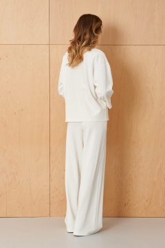 Брюки Панда 123360 молочный - фото 5