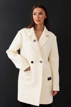 Пальто V&N Fashion 1116 бежевый - фото 1